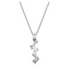 Pingente Galaxy com diamantes cultivados em laboratório, 0,9 quilates no total, formas variadas, ouro branco de 14 quilates Pingente Galaxy com diamantes cultivados em laboratório, 0,9 quilates no total, formas variadas, ouro branco de 14 quilates