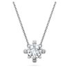Pingente Galaxy com diamantes cultivados em laboratório, 1,05 ct no total, forma redonda, ouro branco de 14K Pingente Galaxy com diamantes cultivados em laboratório, 1,05 ct no total, forma redonda, ouro branco de 14K