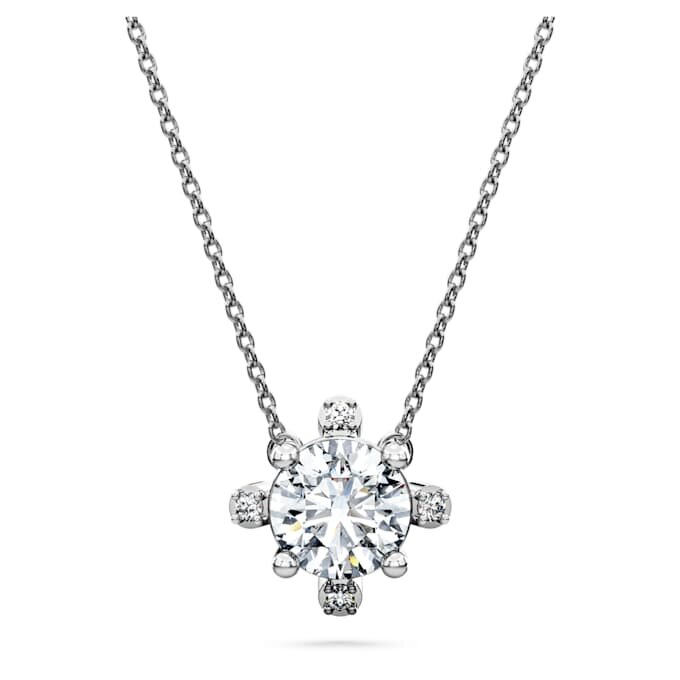 Pingente Galaxy com diamantes cultivados em laboratório, 1,05 ct no total, forma redonda, ouro branco de 14K Pingente Galaxy com diamantes cultivados em laboratório, 1,05 ct no total, forma redonda, ouro branco de 14K