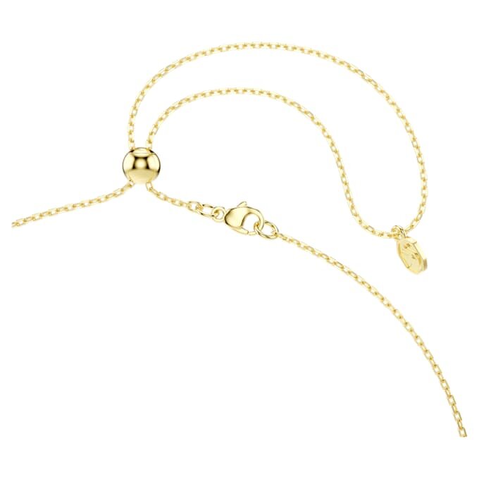 Pingente Gema com cortes mistos, cristais pendentes, multicolorido, banhado a ouro Pingente Gema com cortes mistos, cristais pendentes, multicolorido, banhado a ouro