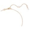 Pingente Hyperbola com cortes mistos, torcido, branco, banhado a ouro rosa Pingente Hyperbola com cortes mistos, torcido, branco, banhado a ouro rosa