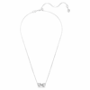 Pingente Hyperbola Pavé, Infinity, Branco, Banhado a Ródio Pingente Hyperbola Pavé, Infinity, Branco, Banhado a Ródio