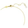 Pingente Idyllia com corte octogonal, pérola de cristal, coração, rosa, banhado a ouro Pingente Idyllia com corte octogonal, pérola de cristal, coração, rosa, banhado a ouro