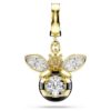 Pingente Idyllia com cortes mistos, abelha, multicolorido, banhado a dourado Pingente Idyllia com cortes mistos, abelha, multicolorido, banhado a dourado