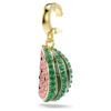 Pingente Idyllia com cortes mistos, melancia, multicolorido, banhado a ouro Pingente Idyllia com cortes mistos, melancia, multicolorido, banhado a ouro