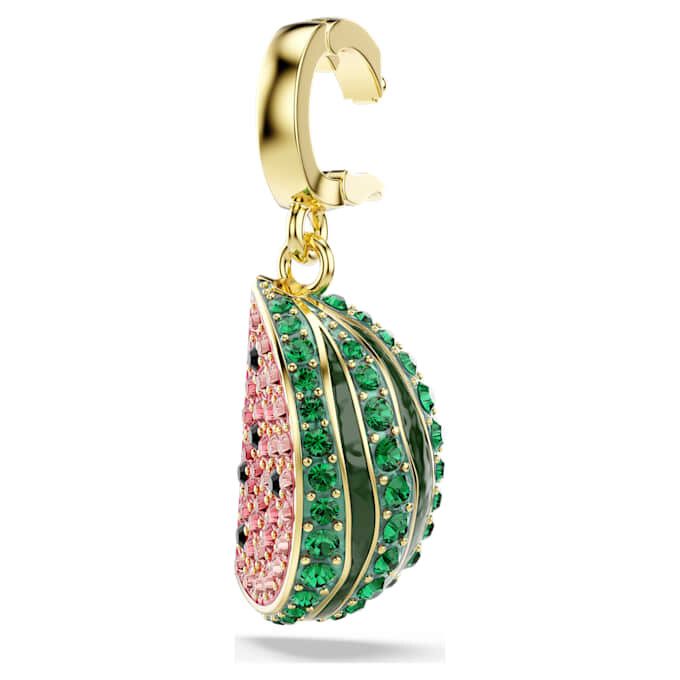 Pingente Idyllia com cortes mistos, melancia, multicolorido, banhado a ouro Pingente Idyllia com cortes mistos, melancia, multicolorido, banhado a ouro