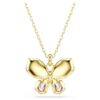 Pingente Idyllia com cortes mistos, pavé, borboleta, multicolorido, banhado a dourado Pingente Idyllia com cortes mistos, pavé, borboleta, multicolorido, banhado a dourado