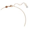 Pingente Idyllia com pérola de cristal, coração, branco, banhado a ouro rosa Pingente Idyllia com pérola de cristal, coração, branco, banhado a ouro rosa