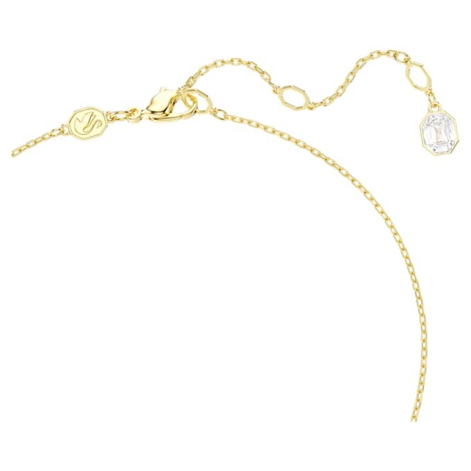 Pingente Idyllia com pérola de cristal, cortes mistos, flor, multicolorido, banhado a dourado Pingente Idyllia com pérola de cristal, cortes mistos, flor, multicolorido, banhado a dourado