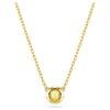 Pingente Imber de corte redondo, branco, banhado a ouro Pingente Imber de corte redondo, branco, banhado a ouro