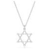 Pingente Insigne de corte redondo, estrela, branco, banhado a ródio Pingente Insigne de corte redondo, estrela, branco, banhado a ródio
