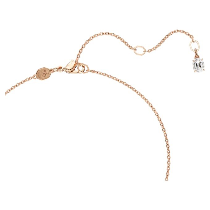Pingente Insigne em forma de cruz, branco, banhado a ouro rosa Pingente Insigne em forma de cruz, branco, banhado a ouro rosa