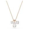 Pingente Mesmera com cortes mistos, branco, banhado a ouro rosa Pingente Mesmera com cortes mistos, branco, banhado a ouro rosa
