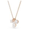 Pingente Mesmera com cortes mistos, branco, banhado a ouro rosa Pingente Mesmera com cortes mistos, branco, banhado a ouro rosa