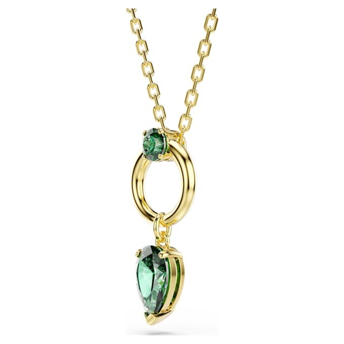 Pingente Mesmera com cortes mistos, verde, banhado a ouro Pingente Mesmera com cortes mistos, verde, banhado a ouro