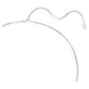 Pingente Millenia com corte octogonal, branco, banhado a ródio Pingente Millenia com corte octogonal, branco, banhado a ródio