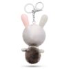 Pingente para mala Mathilde Coelho, cinzento, aço inoxidável Pingente para mala Mathilde Coelho, cinzento, aço inoxidável