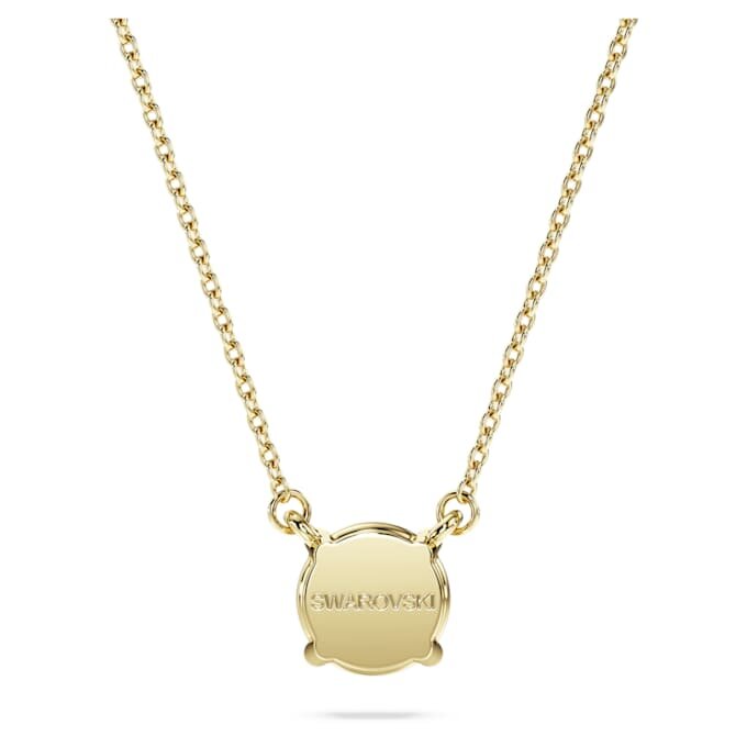 Pingente Solitário Eternity com diamantes cultivados em laboratório, 1 Ct Tw, forma redonda, ouro amarelo de 14K Pingente Solitário Eternity com diamantes cultivados em laboratório, 1 Ct Tw, forma redonda, ouro amarelo de 14K