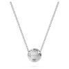 Pingente Solitário Eternity Halo com diamantes cultivados em laboratório, 0,23 ct no total, forma redonda, prata esterlina Pingente Solitário Eternity Halo com diamantes cultivados em laboratório, 0,23 ct no total, forma redonda, prata esterlina