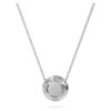 Pingente Solitário Eternity Halo com diamantes cultivados em laboratório, 0,59 Ct no total, forma redonda, ouro branco de 14K Pingente Solitário Eternity Halo com diamantes cultivados em laboratório, 0,59 Ct no total, forma redonda, ouro branco de 14K