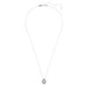 Pingente Solitário Eternity Halo com Diamantes Cultivados em Laboratório, 1 Ct Tw, Forma de Pêra, Ouro Branco de 14K Pingente Solitário Eternity Halo com Diamantes Cultivados em Laboratório, 1 Ct Tw, Forma de Pêra, Ouro Branco de 14K