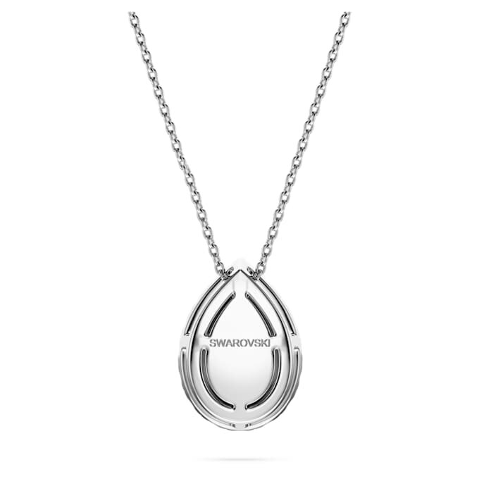 Pingente Solitário Eternity Halo com Diamantes Cultivados em Laboratório, 1 Ct Tw, Forma de Pêra, Ouro Branco de 14K Pingente Solitário Eternity Halo com Diamantes Cultivados em Laboratório, 1 Ct Tw, Forma de Pêra, Ouro Branco de 14K