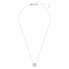 Pingente Solitário Eternity Halo com diamantes cultivados em laboratório, 1 Ct Tw, forma redonda, ouro branco de 14K Pingente Solitário Eternity Halo com diamantes cultivados em laboratório, 1 Ct Tw, forma redonda, ouro branco de 14K