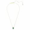Pingente Stilla de corte retangular, verde, banhado a ouro Pingente Stilla de corte retangular, verde, banhado a ouro
