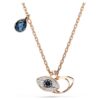 Pingente Symbolica Eye, multicolorido, banhado a ouro rosa Pingente Symbolica Eye, multicolorido, banhado a ouro rosa