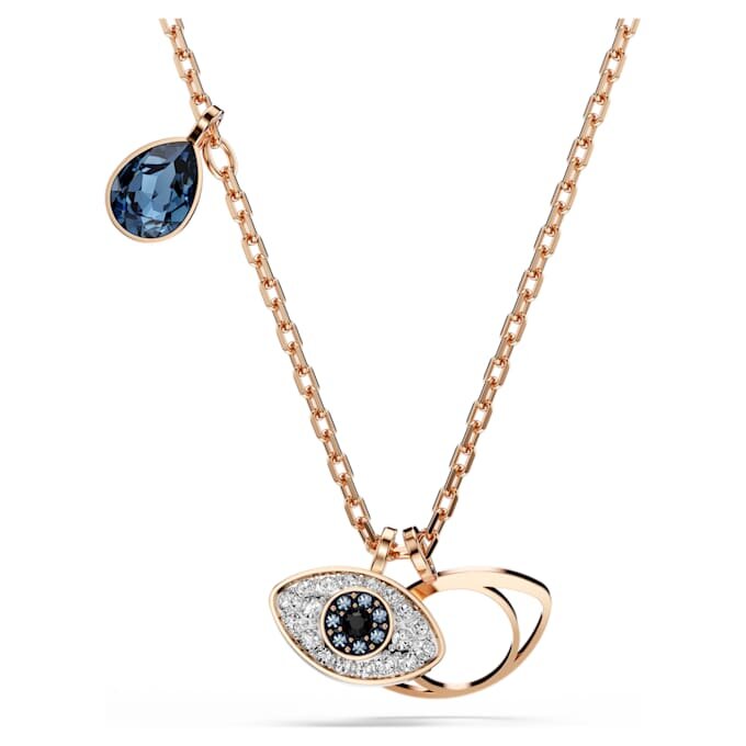 Pingente Symbolica Eye, multicolorido, banhado a ouro rosa Pingente Symbolica Eye, multicolorido, banhado a ouro rosa