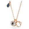 Pingente Symbolica Eye, multicolorido, banhado a ouro rosa Pingente Symbolica Eye, multicolorido, banhado a ouro rosa