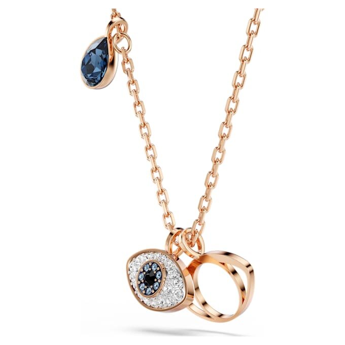 Pingente Symbolica Eye, multicolorido, banhado a ouro rosa Pingente Symbolica Eye, multicolorido, banhado a ouro rosa