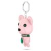 Porta-chaves com ícone de urso, multicolorido, aço inoxidável Porta-chaves com ícone de urso, multicolorido, aço inoxidável