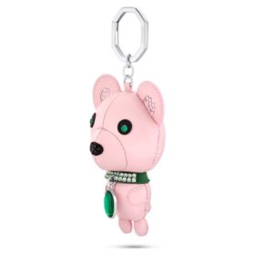 Porta-chaves com ícone de urso, multicolorido, aço inoxidável