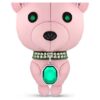 Porta-chaves com ícone de urso, multicolorido, aço inoxidável Porta-chaves com ícone de urso, multicolorido, aço inoxidável