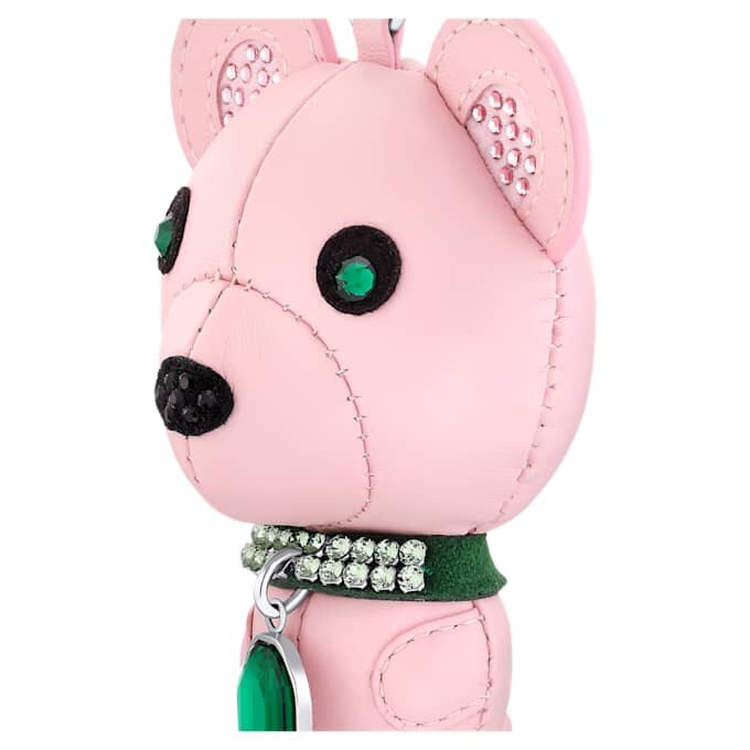 Porta-chaves com ícone de urso, multicolorido, aço inoxidável Porta-chaves com ícone de urso, multicolorido, aço inoxidável