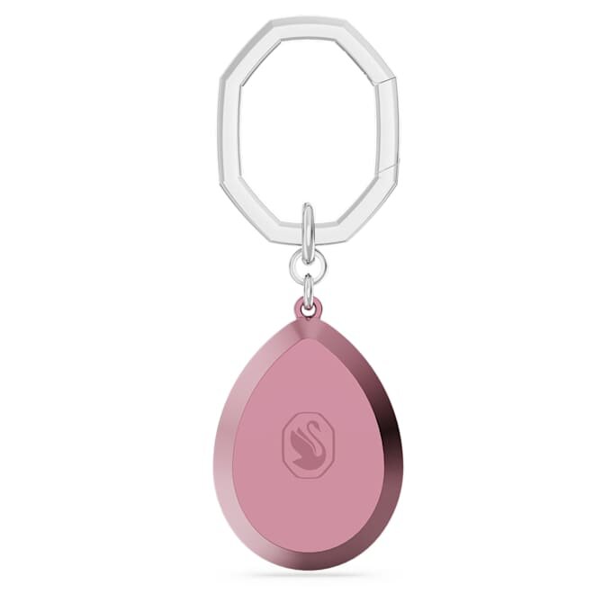 Porta-chaves com corte em pêra, rosa Porta-chaves com corte em pêra, rosa