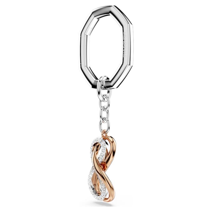 Porta-chaves Infinity, branco, acabamento em metais mistos Porta-chaves Infinity, branco, acabamento em metais mistos