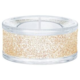 Porta-velas Shimmer em tom dourado