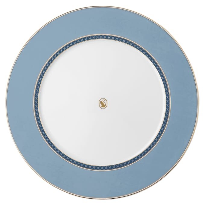 Prato de jantar Signum em porcelana, azul Prato de jantar Signum em porcelana, azul