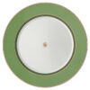 Prato de jantar Signum em porcelana, verde