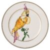 Prato de pão Idyllia em porcelana, com motivo «Crystal Print», cacatua, multicolorido