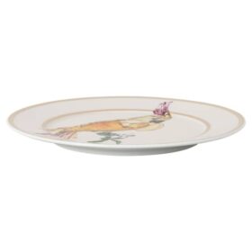 Prato de pão Idyllia em porcelana, com motivo «Crystal Print», cacatua, multicolorido