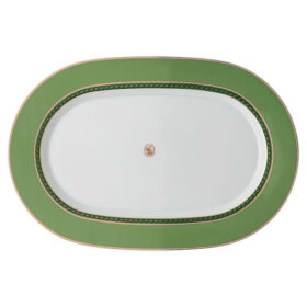 Prato de Porcelana Signum, Pequeno, Verde