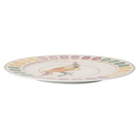 Prato de serviço Idyllia em porcelana, com motivo «Crystal Print», cacatua, multicolorido