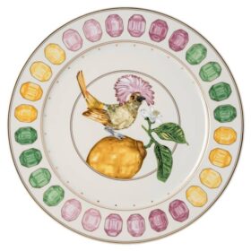 Prato de serviço Idyllia em porcelana, com motivo «Crystal Print», «Flycatcher», multicolorido