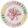 Prato de serviço Idyllia em porcelana, motivo com estampado de cristal, lírio, multicolorido Prato de serviço Idyllia em porcelana, motivo com estampado de cristal, lírio, multicolorido