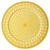 Prato de serviço Signum em porcelana, grande, amarelo Prato de serviço Signum em porcelana, grande, amarelo