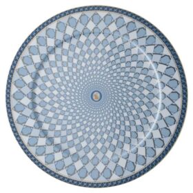 Prato de serviço Signum em porcelana, grande, azul Prato de serviço Signum em porcelana, grande, azul