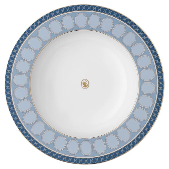 Prato de sopa Signum em porcelana, azul Prato de sopa Signum em porcelana, azul